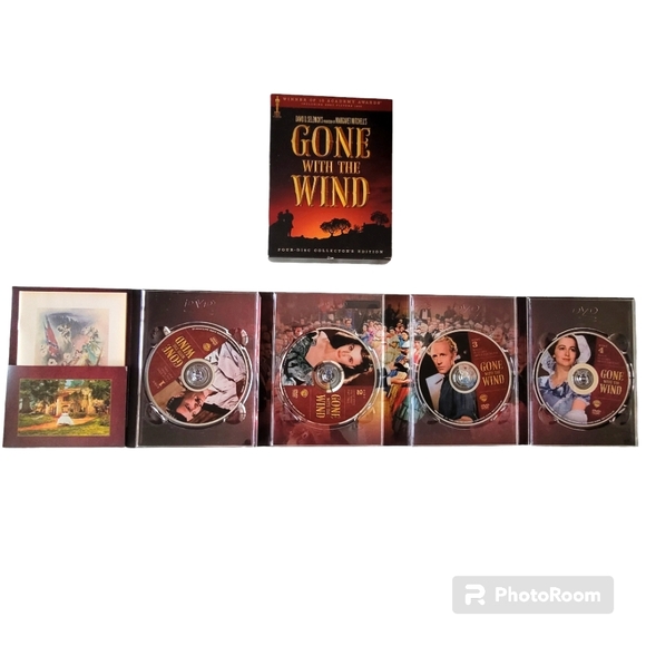 Gone with the Wind DVD Four-Disc Collector's Edition EUC - Picture 4 of 4
